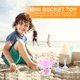 thumbnail image 3 of 8pcs / set Niño Sand Bucket Interesante Kids Beach Bucket Toy Mini Bucket Juguetes, 3 of 6