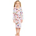 thumbnail image 1 of Leveret Girls Christmas Printed Fleece Sleep Robe (Size 2 Toddler-14 Years), 1 of 1