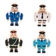 thumbnail image 2 of 4 minifiguras de personas, juguetes de motricidad fina para niños y niñas, bloques de construcción de madera a presión Estilo C, 2 of 9