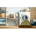 thumbnail image 2 of Ahgly Company Machine Washable Indoor Round Abstract Orange G Area Rugs, 7' Round, 2 of 7