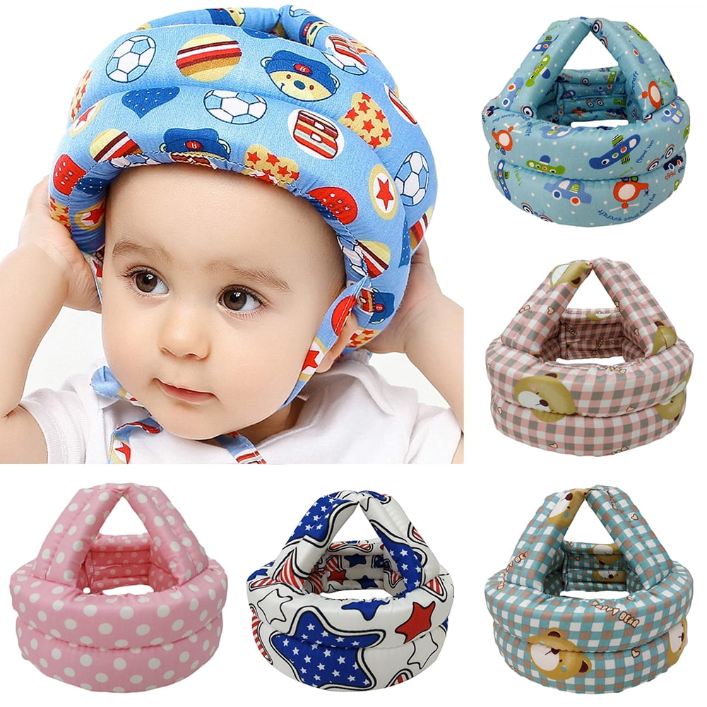 Baby Infant Toddler No Bumps Safety Helmet Head Cushion Bumper Bonnet 
