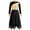 Black, variant on inhzoy Girls Liturgical Robe Full Length Worship Costume Long Sleeve Dancewear Black 16