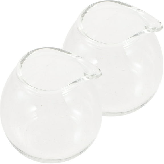 LITINKIMI Small Pitcher with Spout for Restaurant Sauce Dispensing 2Pcs