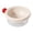White-21x19.5x10.5cm, variant on Plastic Fruit and Vegetable Washer with Handle and Spacious Design Durable Lightweight Material Ergonomic Grip for Easy Carrying Versatile Bowl for Washing Draining and Fridge Storage White