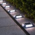 thumbnail image 3 of Solar Deck Light with Smart Light Sensor, Aluminium LED RGB Path Lights for Garden, Yard,Stairs, 3 of 7