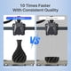 thumbnail image 3 of Filamento para impresora 3D ELEGOO Rapid PLA Plus de 1,75 mm, azul y rojo, 3 of 7