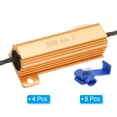 thumbnail image 3 of Resistor de Carcasa de Aluminio de 50W 6 Ohm 4Pcs Resistores de Carcasa de Aluminio con Clips Carcasa de Resistores de Alambre de Tornillo, 3 of 6