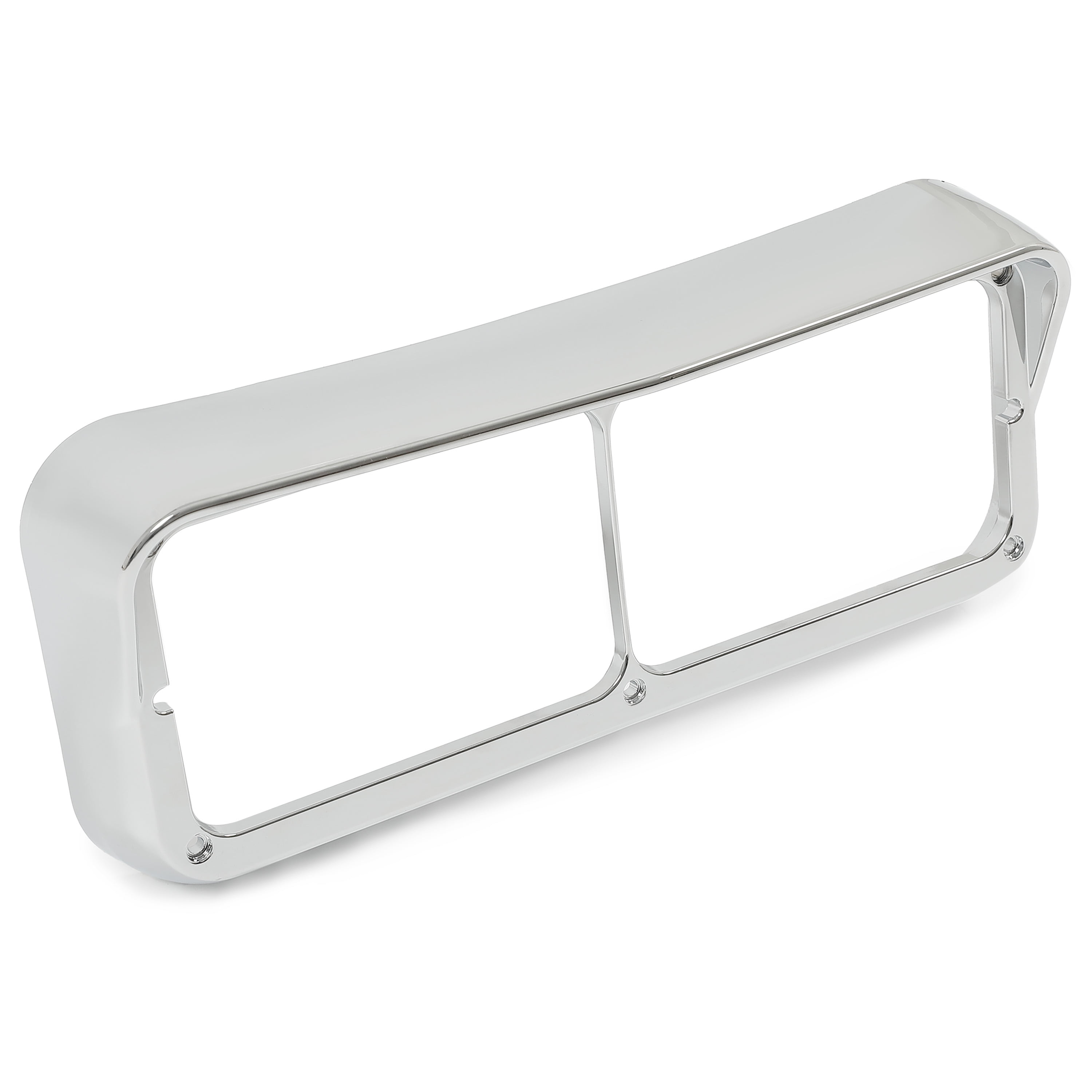 Chrome Bezel With LED Strip Chrome Headlight Bezels With 12 LED Light ...