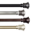 thumbnail image 2 of Domovina Merlin 1" Single Curtain Rod-Color:Bronze,Size:120-170", 2 of 5