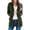 Army Green, variant on Women's Button Front Pocket Cardigan, Long Sleeve Knit Sweater Jacket , Button-Front Cardigan, Pocket Knit Sweater, Casual Lounge Coat White 3Xl