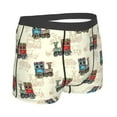 thumbnail image 2 of KLL Retro Steampunk Vehicle Men's Cotton Boxer Briefs Underwear-Medium, 2 of 8