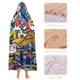 thumbnail image 4 of Pete The Cat Cloak Hooded Blankets Soft Wearable Blanket Cozy Plush Warm Blanket Wrap Blanket, 4 of 8