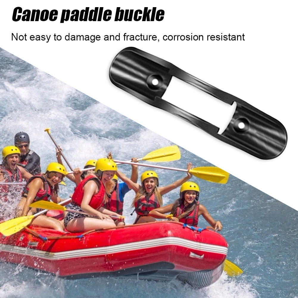 4pack Nylon Kayak Canoe Paddle Clip Holder Keeper for Boat Fishing Raft Black 