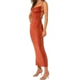 thumbnail image 4 of Coduop Women Maxi Bodycon Dress Backless Spaghetti Strap Sleeveless Long Dresses, 4 of 6