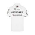 thumbnail image 2 of Mercedes Amg Petronas F1 Team Mens White Polo Shirt 2024, 2 of 2