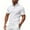 White, variant on WTOBBY Men's Casual Short Sleeve Polo Shirt Breathable, Quick Dry Fabric, Business Casual Collared Shirt for Men, Lightweight Moisture Wicking Top for Everyday Wear,Black L