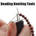 thumbnail image 3 of Beading Knotting Tool Create Secure Knots, for Stringing Pearls and Other Beads,1 x Beading Knotting Tools,Black, 3 of 6
