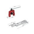 thumbnail image 4 of Flaring Tool Set Tubing Pipe 6 Dies Sizes 3/16-5/8 Inch Kit In For Plumbing Copper For Water Gas Refrigeration Brake Line ,One-Click Setup, 4 of 7