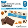 Nutrisystem for Weight Loss, Double Chocolate Caramel Bar Pack , 10g Protein, 15 Count
