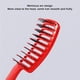 thumbnail image 5 of Peine grande y curvo rojo con diseño, para hombres y mujeres, pelo rizado, pelo liso, pelo estático, pelo suave, portátil, 5 of 8