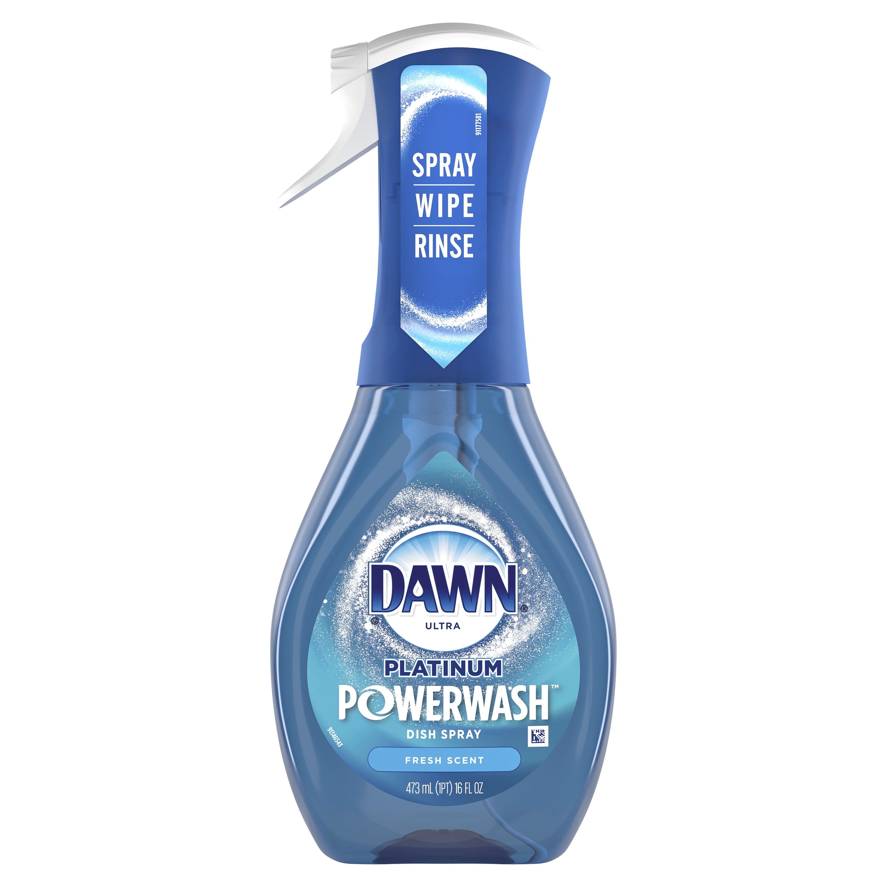 Dawn Platinum Powerwash Dish Spray, Dish Soap, Fresh Scent, 16 Fl Oz