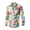 Hot Pink, variant on Ceisia Men's Slim Fit Long Sleeve Button-Down Shirt Palm Leaf Print Casual Summer Beach Top Light Blue XXXXL Gifts