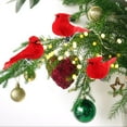 thumbnail image 2 of XEAZON Christmas Ornaments Cardinal, 12PCS Cardinal Clip on Christmas Tree Ornament, Red Cardinals Birds Ornament for Christmas Tree Wreaths Garland DIY Crafts Branches Decorations, 2.4inch, 2 of 9