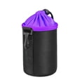 thumbnail image 1 of Matsuzay Bolsa de lente de cámara de vídeo impermeable portátil bolsa organizadora de tamaño completo S M L XL Accesorios de cámara y óptica Azul negro M, 1 of 1
