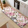 thumbnail image 5 of Pioneer Flower Floral Print Pattern Kitchen Rug Mat,Kitchen Runner Rugs Non Skid Washable,Decorative Kitchen Floor Mats for Kitchen,Sink,Laundry,17"x47.2", 5 of 7