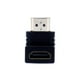 thumbnail image 1 of Adaptador Hdmi Macho A Hembra Steren Negro Tipo L, 1 of 3