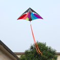 thumbnail image 5 of Queue de Cerf-Volant Delta Araignée avec Poignée Cadeau Éducatif Extérieur pour Enfants (Bleu), 5 of 5