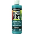 thumbnail image 1 of Décoart Fluidart Prêt-à-Verser Peinture Acrylique Turquoise 8oz de Profondeur, 1 of 2