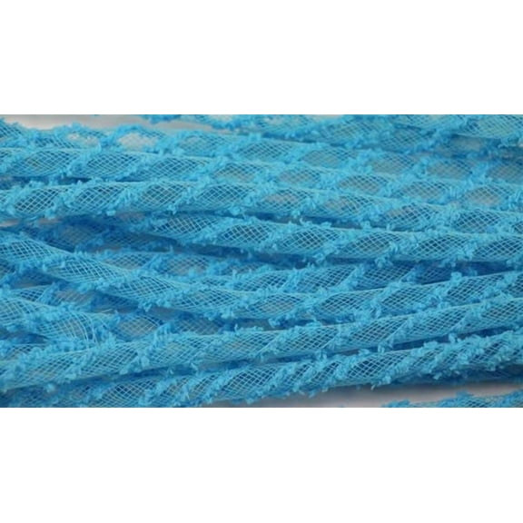 Turquoise Snowdrift Deco Flex Tubing, 8mm x 20 Yards (60 feet)
