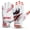 Jester White Red, variant on Lupine Rage Football Receiver Gloves Sticky Silicone Grip Youth Size Small