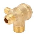 thumbnail image 4 of Check Valve Brass Material Thread Connection Air Compressor Pump Accessories 1/2x3/8x10, 4 of 14