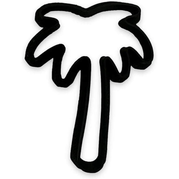 Palm Tree Cookie Cutter with Easy Push Design