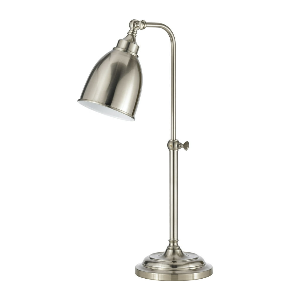 25" Height Metal Table Lamp in Brushed SteelColorBrushed Steel,Finish