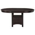 thumbnail image 4 of Coaster Lavon 5-Piece Oval Extension Leaf Dining Set, Espresso, 4 of 10