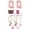 Q, variant on Glass & Bottle Drinkware Accessory Set Embroidery Patch Straw Covers Charm Necklace Chain Leak Guard Accessories for Cups Complete Decorative Upgrade Kit, 0.4 inch, Q