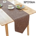 thumbnail image 2 of Linen Table Runner Coffee Table Runners Wipeable Home Decoration Table Cover for Dining Room Kitchen - 180/210/240CM, 2 of 5