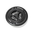 thumbnail image 1 of Keyless Gas Cap for Kawasaki Logo Engraved Twist Off Fueltank Fuel Cap, Black, 1 of 1