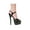 Black, variant on 652- Juliet , 6.5" Stiletto Heel Sandal