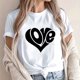 thumbnail image 2 of Camisetas de Manga Corta para Mujeres, Camiseta de Cuello Redondo Impresa de Moda, Primavera Y Verano Casual, 2 of 8