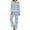 Style-3, variant on Top-kevin Christmas Deer Trees Bows Women's Long-Sleeve Shirt And Full-Length Bottom Pajama Set