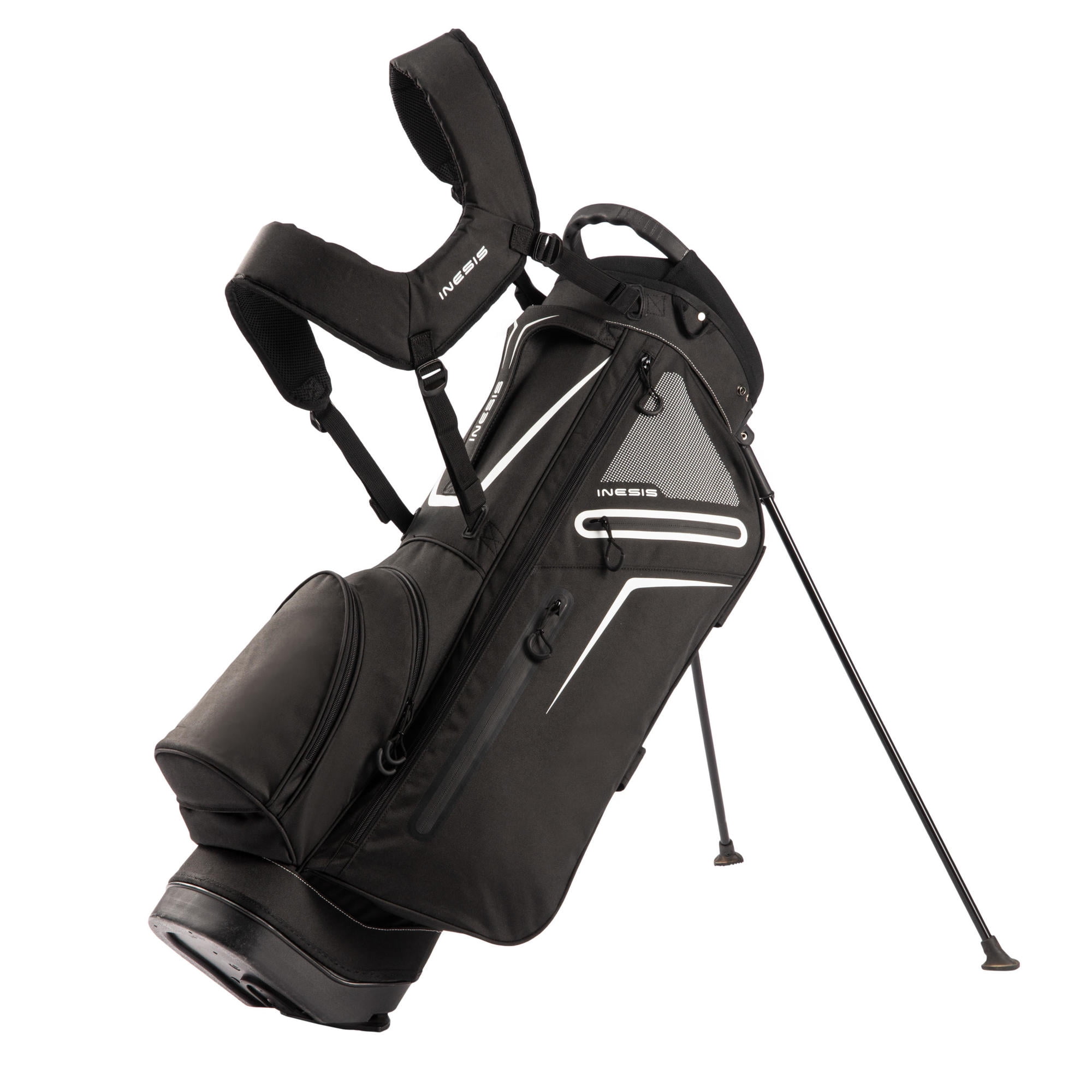 Decathlon Inesis Lightweight, 14 Club, Golf Stand Bag, Black