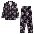 thumbnail image 6 of FOR U DESIGNS Cherry Koala Pajama Sets for Women 2 Piece Button Down Pants Size XS Button Up Pajamas for Women Long Sleeve Sleepwear V-neck Tops Nightwear Winter, 6 of 7