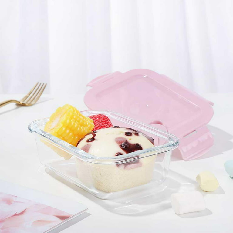 1/2/3 Compartment Glass Bento Lunch Box Microwavable Food Storage Containers  Freezer Safe Airtight Meal Prep Container - Lunch Box - AliExpress