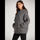 thumbnail image 5 of Sudadera Informal de Larga con Capucha para Mujer, Jersey de y Otoño con Bolsillos. Gris Oscuro M, 5 of 9