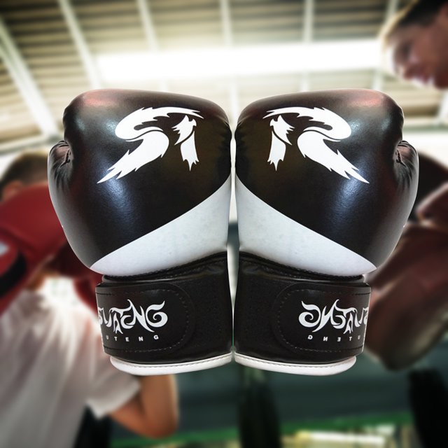 1 par de guantes de boxeo para Karate Muay Thai artes marciales guantes de boxeo accesorios