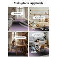 thumbnail image 6 of Ombre Area Rug for Bedroom 5x7 Ft Purple Black Gradient Super Soft fuzzy Throw Rug Non-Slip Fluffy Plush Indoor Floor Carpet for Living Room Nursery Home Decor, 6 of 8